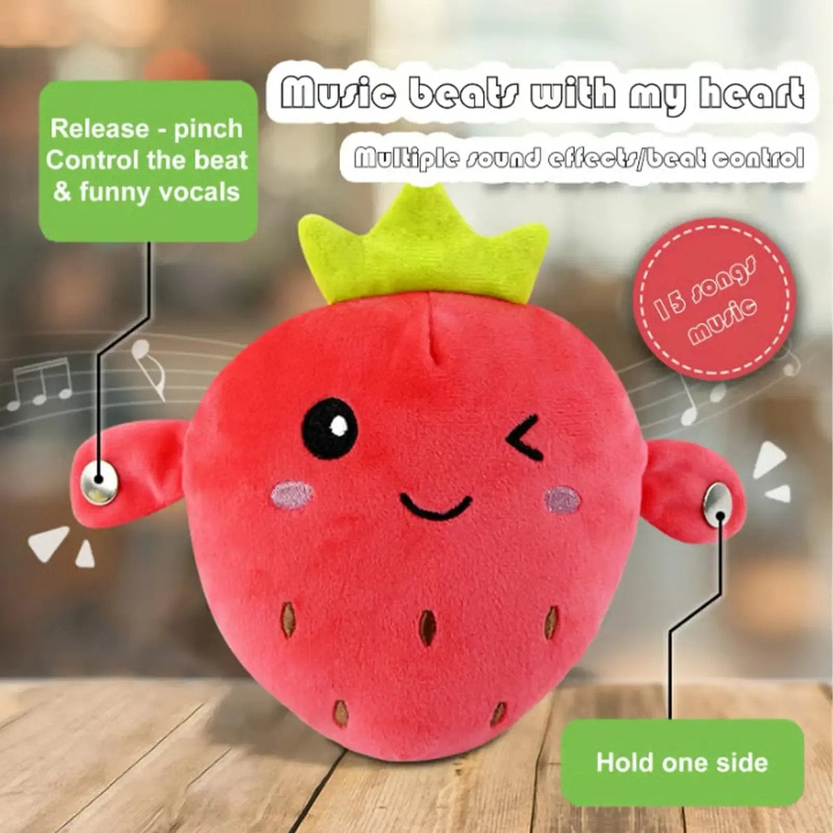 FruitFunkies™ - Interactive Music Plush Toy 🍌🍓🥕