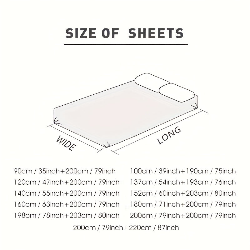 Bamboo Fiber Fitted Sheet Deep Pocket Breathable Cooling Bed Sheet Moisture Wicking Soft Bedding for Summer Twin Full Queen King Cal King