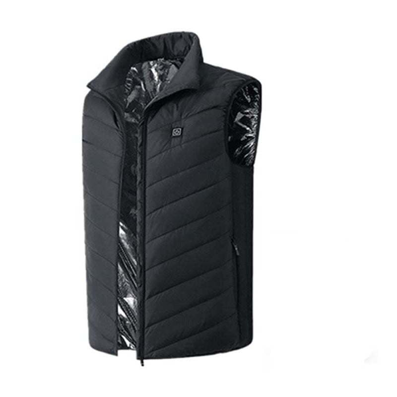 Heated Vest with 15 Heating Zones & 6 Temperature Settings for Men & Women – Rechargeable Battery-Powered Warming Jacket for Outdoor Work