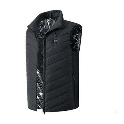 Heated Vest with 15 Heating Zones & 6 Temperature Settings for Men & Women – Rechargeable Battery-Powered Warming Jacket for Outdoor Work