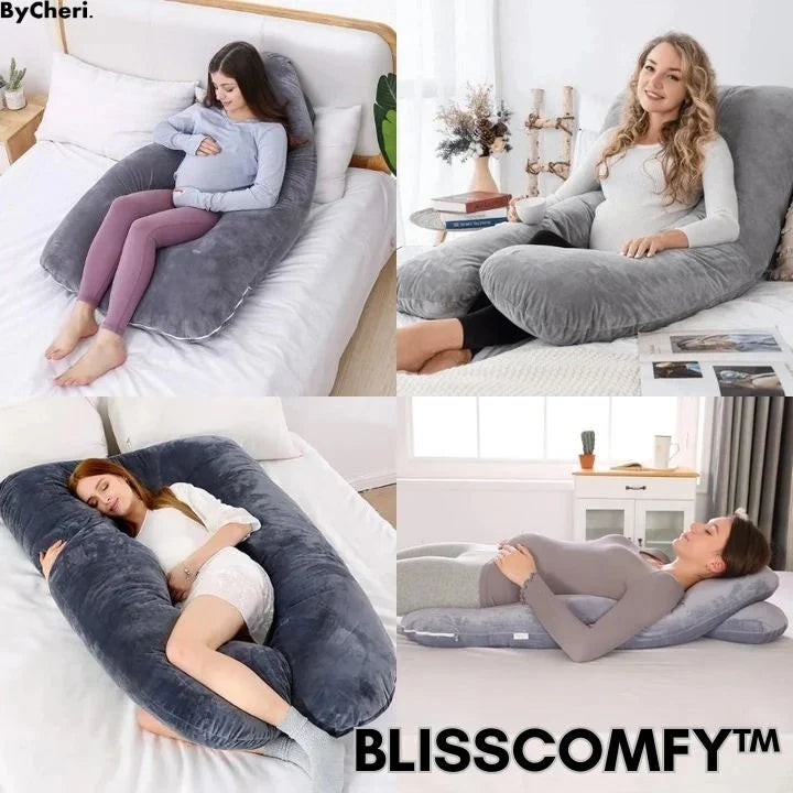 Pregnancy Body Pillow Ergonomic Huggable Removable Cotton Cover