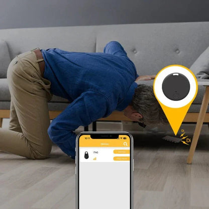 Bluetooth Item Locator Tag Set of 2 – Track Keys Wallet Bags with Phone App Finder Device 164 ft Range Compact Keychain Attachment for Every