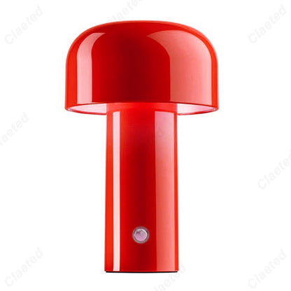 Cordless Touch-Activated LED Lamp USB Rechargeable Portable Accent Light for Bedroom Desk Nightstand Living Room Modern Retro Home Lighting