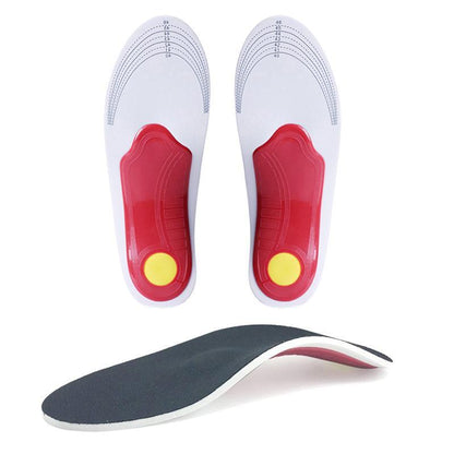 Comfort Insoles with Arch Support for Flat Feet, Plantar Fasciitis Relief, Shock Absorbing Foot Cushions for All-Day Standing, Men & Women