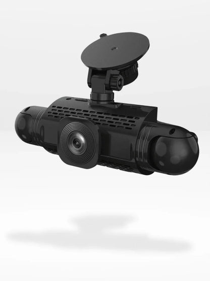 360-Degree Car Dash Cam with Rear Camera & Night Vision – 1080p Full HD Front, Back & Interior Recording System