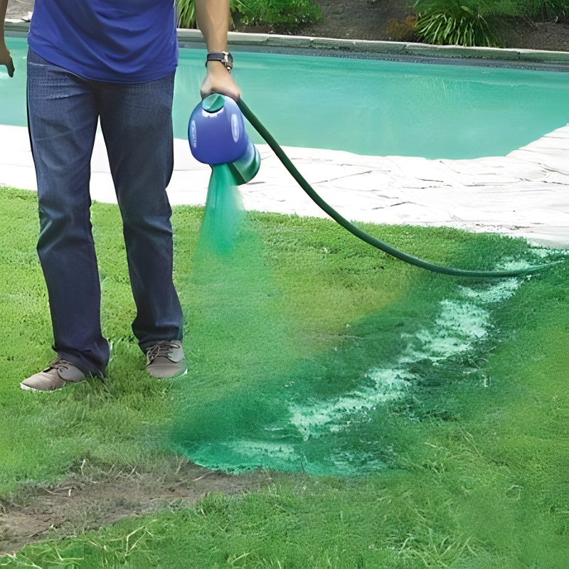 Spray-On Grass Seed Hydro Seeding System for Bare Spots & Dog Patches – Garden Hose Attachment Lawn Repair Kit for Quick Coverage & Green