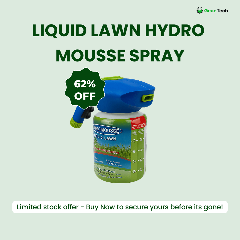 Hose-End Grass Seed Sprayer for Bare Spots & Dog Patches | Covers 100 sq ft | Lawn Repair Kit with Moisture-Locking Formula