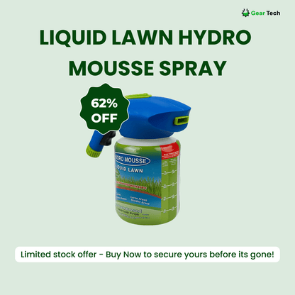 Hose-End Grass Seed Sprayer for Bare Spots & Dog Patches | Covers 100 sq ft | Lawn Repair Kit with Moisture-Locking Formula