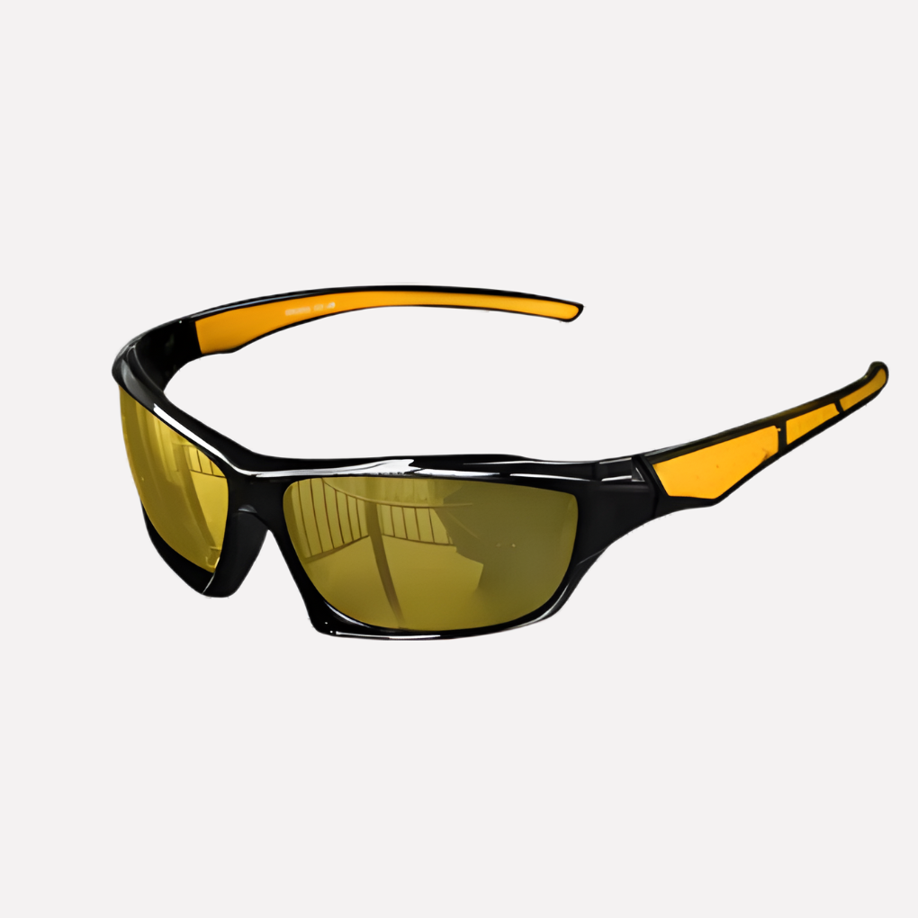 Wraparound Athletic Eyewear with Anti-Glare Lenses & Full UV Protection for Running Cycling Fishing Driving
