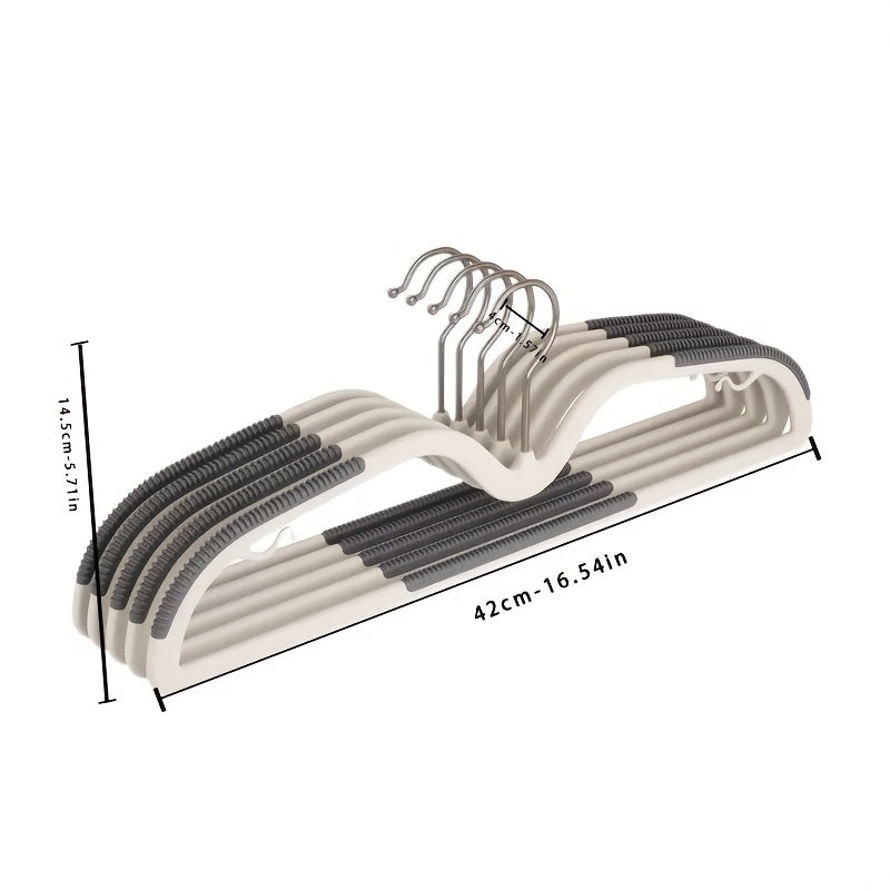 Rotating Non-Slip Compact Hangers for Shirts & Dresses – Space-Saving Closet Solution with Swivel Hook