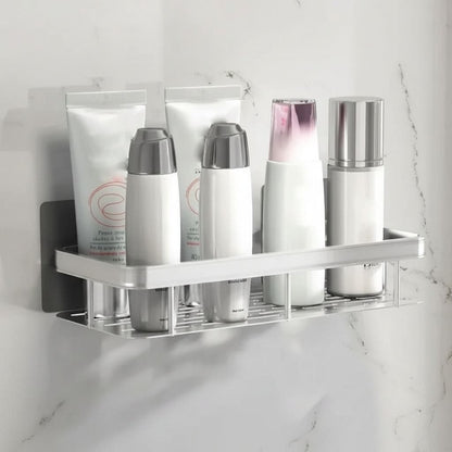 ALUVAULT – Aluminum Alloy Wall Mounted Bathroom Shelf Organizer