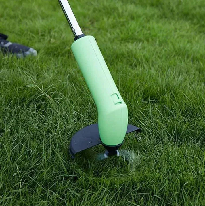 Cordless Handheld Grass Edger Trimmer with Telescoping Handle for Garden Edges, Fence Lines & Tight Corners | Battery-Powered Lightweight De