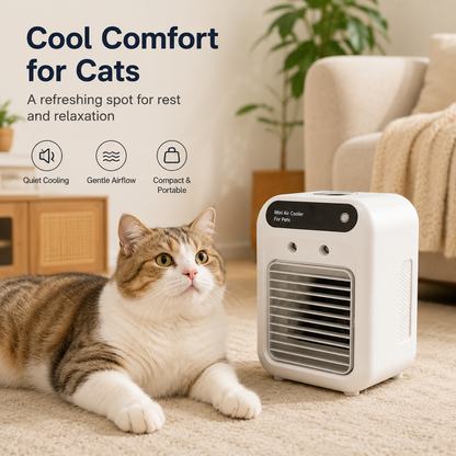 Ortekor Ultra-Quiet Mini Air Cooler for Home & Office – Keeps Pets & Kids Comfortable While Beating the Heat