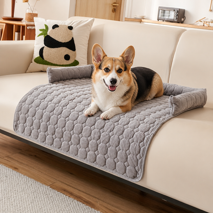 Ortekor Non-Slip & Scratch-Resistant Plush Pet Mat