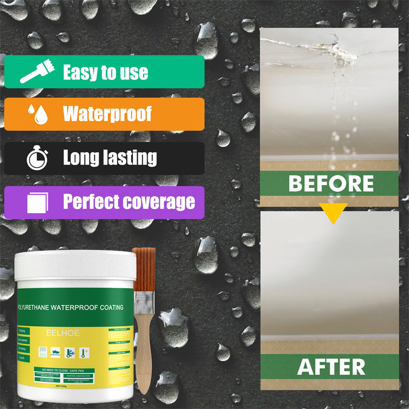 Transparent Waterproofing Sealant for Roofs, Wood, Concrete & Masonry – DIY Weather Shield for Home Exteriors & Indoor Surfaces