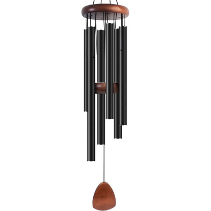 Outdoor Wind Chimes with Deep Resonant Tones - Aluminum Garden Chime for Patio Decor & Backyard Relaxation - Rustproof Hanging Bell Accent