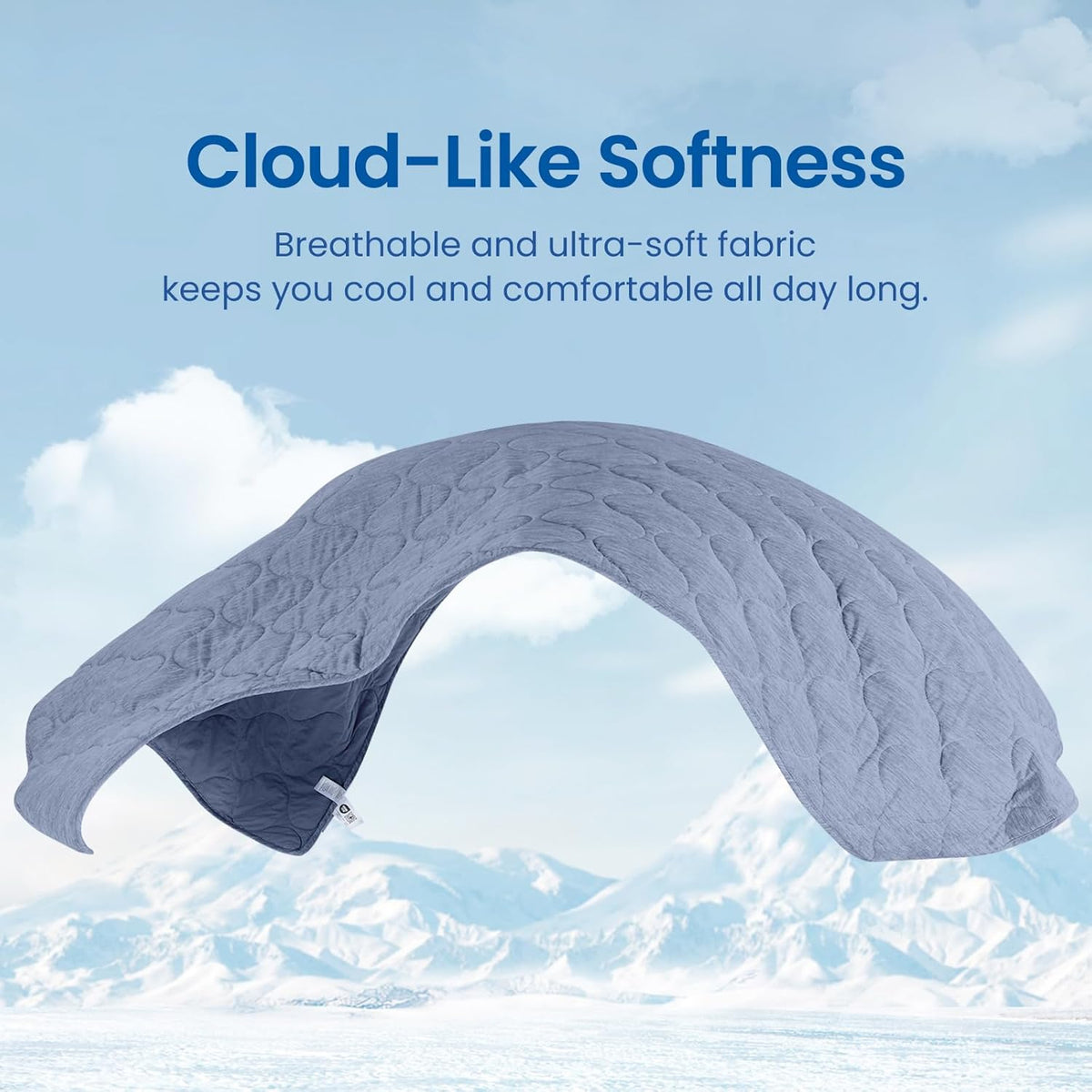 Ortekor Cozy | Cooling Dual-Sided Blanket for Hot Sleepers with Soft Breathable Fabric | Lightweight Throw for Comfortable Sleep