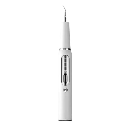 Ultrasonic Tooth Cleaner USB Rechargeable for Home Dental Care with LED Light & 3 Power Modes | Tartar Plaque Remover Kit with Stainless