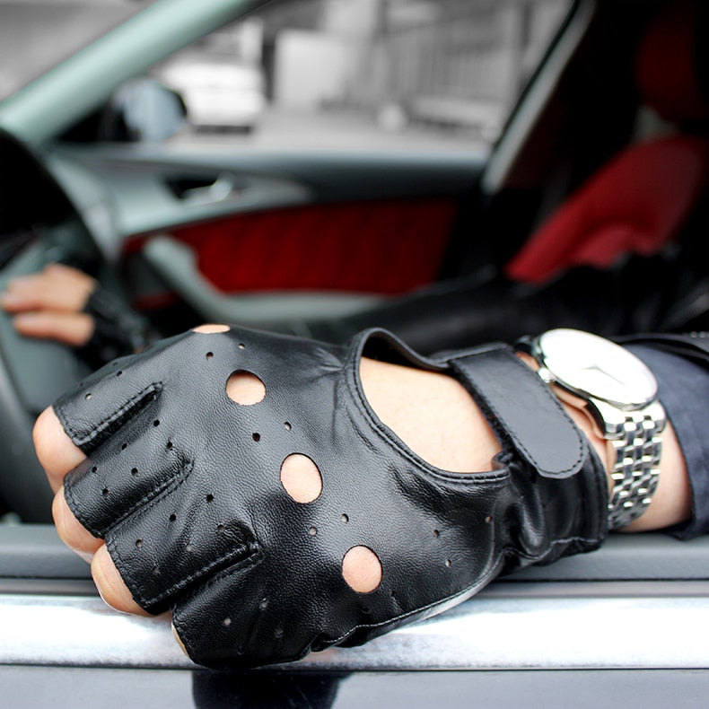 Genuine Goatskin Work Gloves – Waterproof Abrasion-Resistant Hand Protection for Heavy-Duty Tasks, Rugged Leather Grip, Men & Women