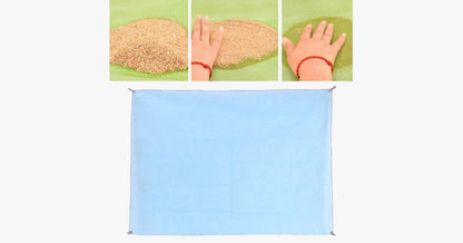Eco-Friendly Sand-Free Mat for Beach & Travel with Compact Design | Lightweight & Durable for Outdoor Adventures