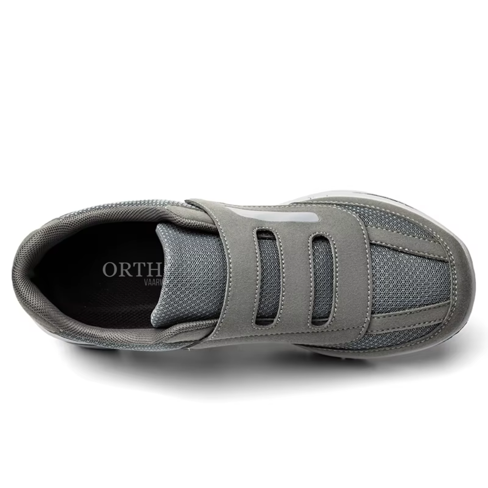 Adjustable Diabetic Shoes with Wide Hook-and-Loop Straps for Swelling Relief | Extra-Wide Fit Orthopedic Walking Shoes for Sensitive Feet