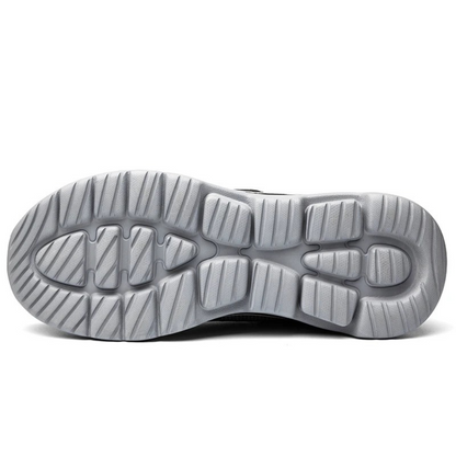 Wide-Fit Adjustable Footwear for Sensitive Feet with Hook-and-Loop Straps and Breathable Mesh