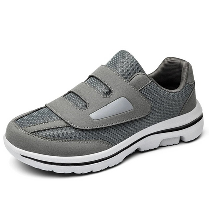 Adjustable Diabetic Shoes with Wide Hook-and-Loop Straps for Swelling Relief | Extra-Wide Fit Orthopedic Walking Shoes for Sensitive Feet