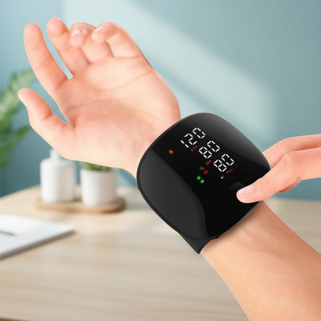 Automatic Digital Blood Pressure Monitor | Accurate USB Rechargeable Device for Home Health Tracking