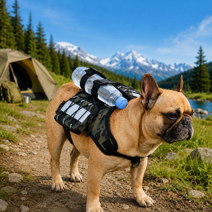 Ortekor Dog Backpack Harness for Hiking & Daily Walks - Reflective Saddle Bag Vest for Carrying Water, Treats & Essentials
