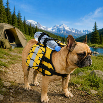 Ortekor Dog Backpack Harness for Hiking & Daily Walks - Reflective Saddle Bag Vest for Carrying Water, Treats & Essentials