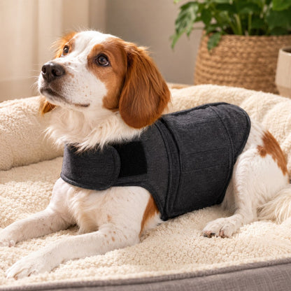 Ortekor Dog Calming Vest for Travel & Vet Visits - Adjustable Comfort Wrap for Nervous Dogs