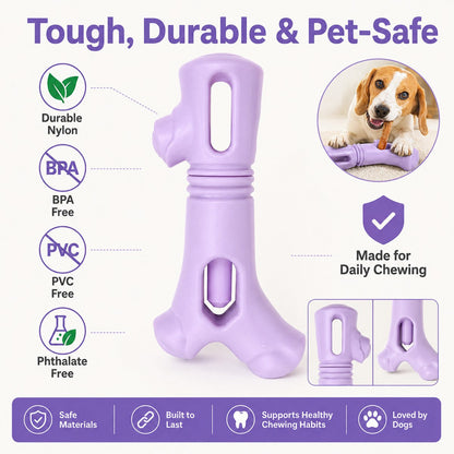 Ortekor Dog Chew Stick Holder for Safer Treat Time at Home - Twist-to-Lock Treat Holder Helps Reduce Last-Bite Risk & Keeps Fingers Away