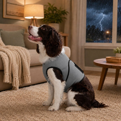 Ortekor Dog Comfort Wrap Vest for Thunderstorms, Fireworks & Travel - Adjustable Hug-Like Support for Nervous Dogs