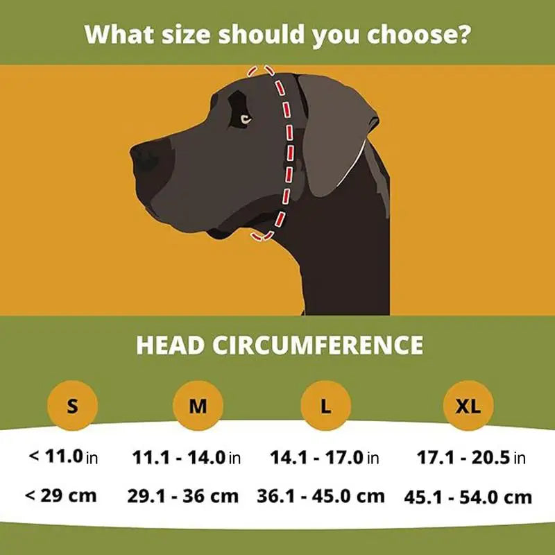 Adjustable Sound-Dampening Ear Covers for Dogs | Calming Hood for Anxious Pets During Fireworks & Storms | Lightweight Nylon Head Wrap