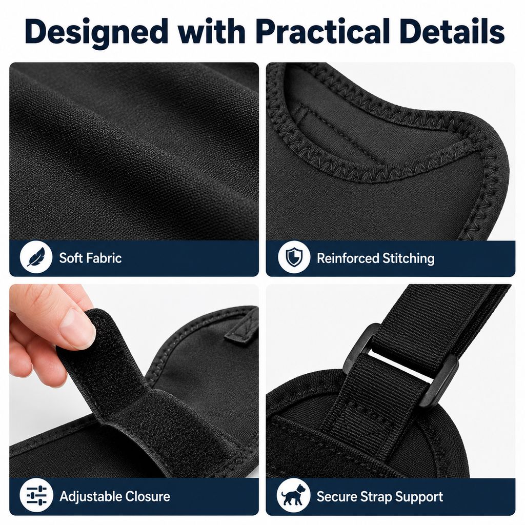 Ortekor Dog Front Leg Protective Sleeve for Recovery & Walks - Helps Reduce Licking