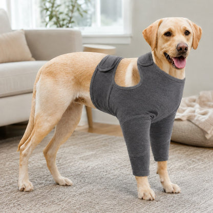 Ortekor Dog Front Leg Recovery Suit for At-Home Care - Helps Deter Licking