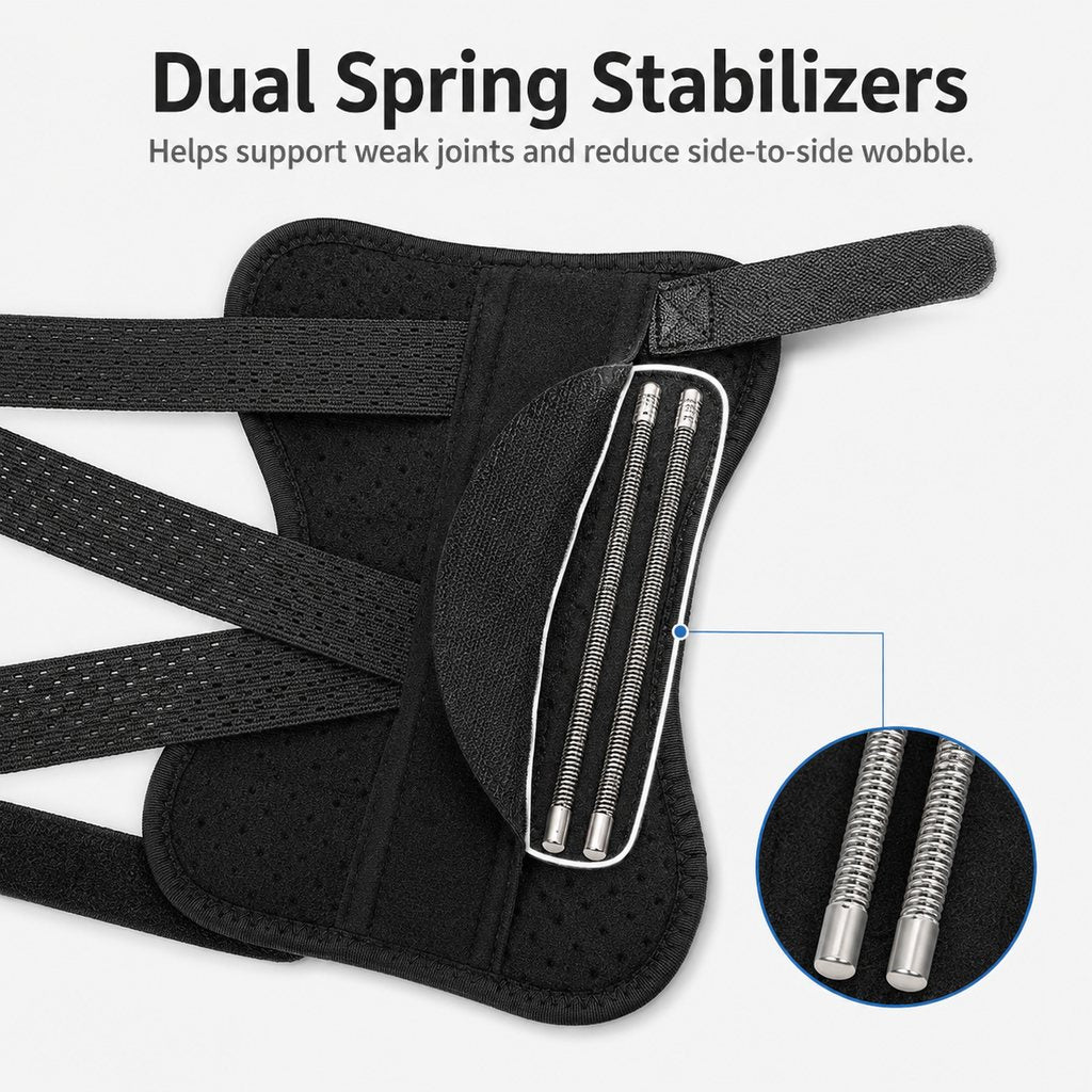 Ortekor Dog Leg Recovery Support Brace for Senior Dogs & Post-Surgery Wound Protection - Adjustable Front & Rear Leg Stabilizer