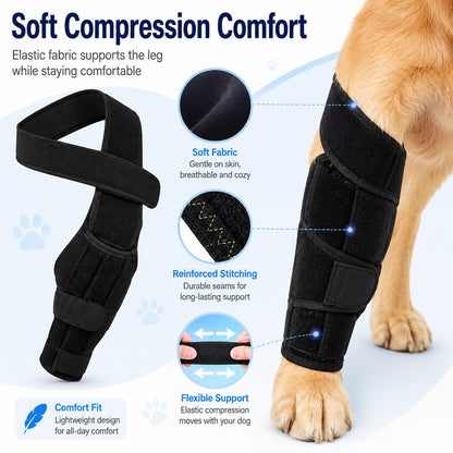 Ortekor Adjustable Dog Leg Support Brace for Daily Walks - Support for Weak Front or Hind Legs
