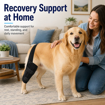 Ortekor Adjustable Dog Leg Support Brace for Daily Walks - Support for Weak Front or Hind Legs