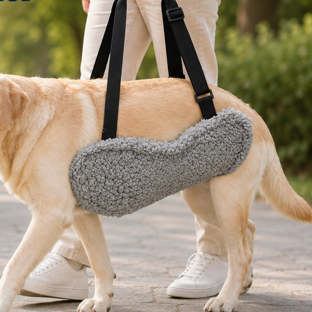 Ortekor Dog Lift Support Sling for Stairs & Walks - Adjustable Mobility Harness for Senior Dogs with Weak Legs