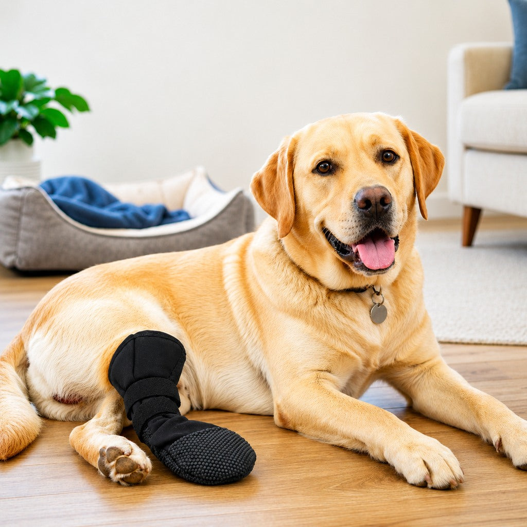 Ortekor Dog Paw Recovery Boot for Home Rest & Walks - Anti-Lick Protective Cover for Injured Paws