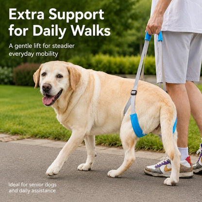 Ortekor Dog Rear Leg Lift Support Sling for Stairs & Cars - Senior Dog Mobility Support