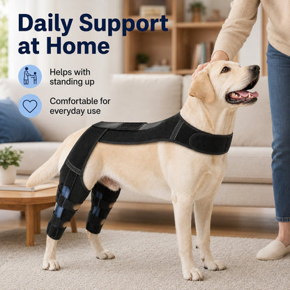 Ortekor Dog Rear Leg Support Harness for Senior Dogs - Dual Hind Leg Mobility Aid for Walking & Standing