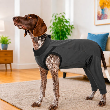 Ortekor Dog Recovery Suit with Rear Leg Coverage - Anti-Lick Cone Alternative