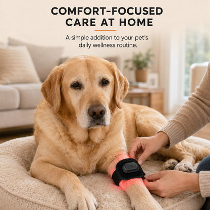 Ortekor Rechargeable Dog Red & Near-Infrared Leg Wrap – Cord-Free At-Home Care for Senior Dogs & Post-Activity Comfort