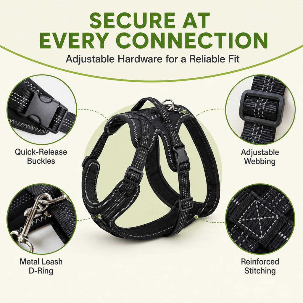 Ortekor Dual Rear Leg Dog Support Brace with Harness - Walking Stability for Weak Hind Legs