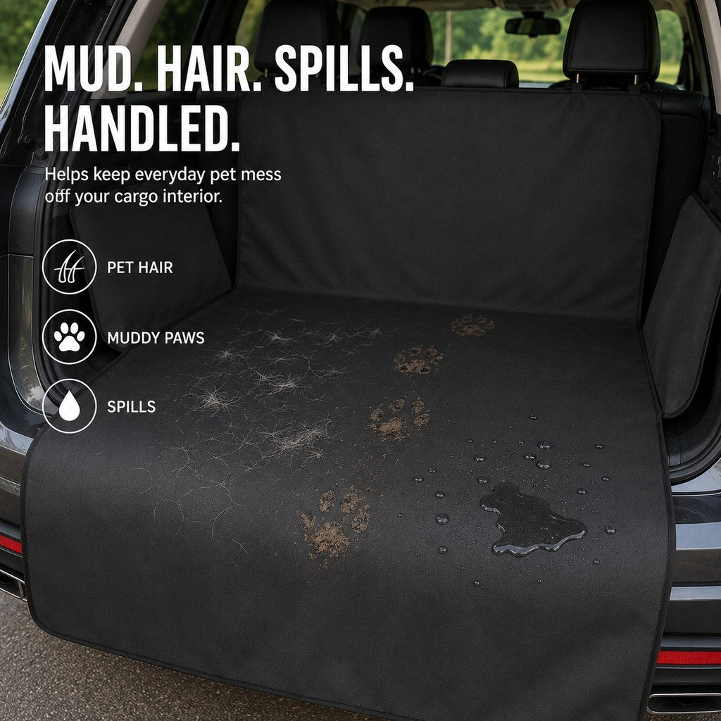 Ortekor SUV Cargo Liner for Dogs - Mud, Hair & Bumper Protection