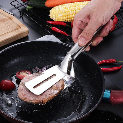 Locking Tongs for Outdoor Grilling – Stainless Steel Flip Cage for Burgers, Steaks, Chicken & Veggies – Non-Slip Food Holder for Charcoal &