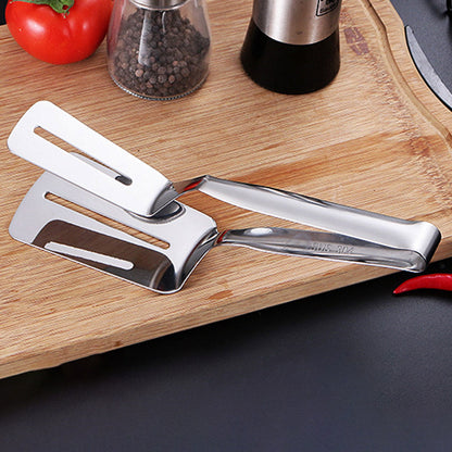 Locking Tongs for Outdoor Grilling – Stainless Steel Flip Cage for Burgers, Steaks, Chicken & Veggies – Non-Slip Food Holder for Charcoal &
