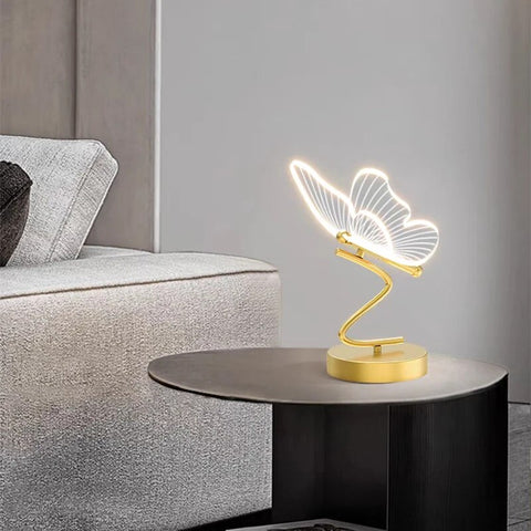 Elegant LED Table Lamp with Modern Butterfly Design for Versatile Lighting